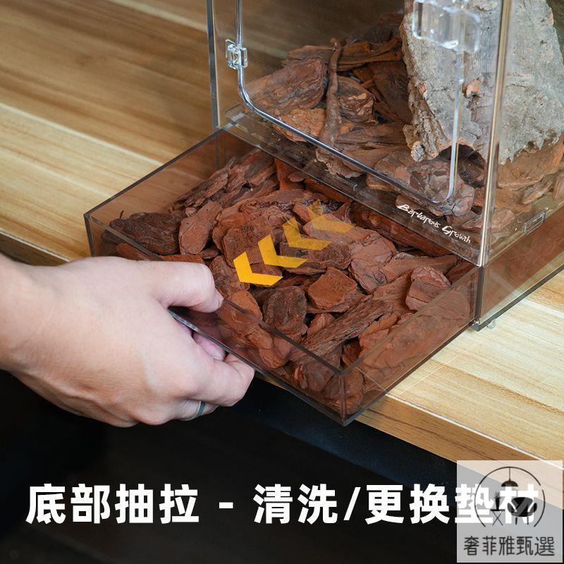 免運 速發 爬寵亞克力飼養盒爬蟲豹紋捷角守宮蜥蜴角蛙蜘蛛蛇防水透明缸 PDD-39快速出貨 | 奢菲雅 | 樂天市場Rakuten