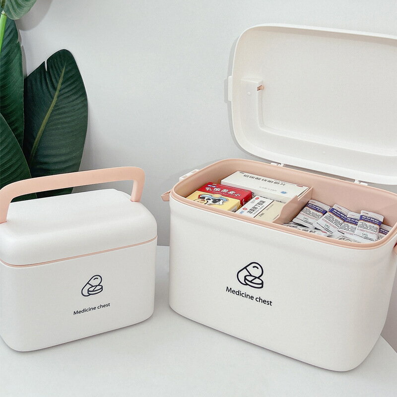 藥箱家庭裝家用大容量多層大號醫藥箱藥物收納分格藥盒可攜式醫療「限時特惠」