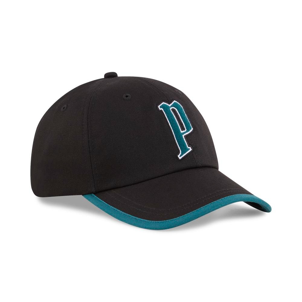 【滿千折百】PUMA 帽子 流行系列 PLAY.PARIS. 黑綠 棒球帽 老帽 02551201