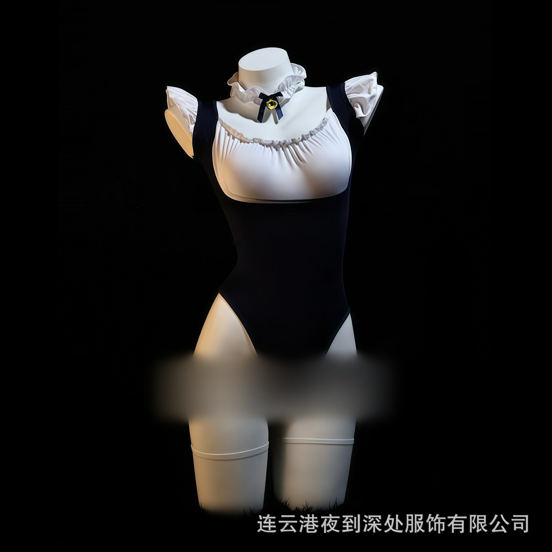 【夜店激情】情趣內衣 女僕套裝 蕾絲內衣 性感睡衣 角色扮演 女傭制服 黑色誘惑 多件套 夜店派對 情侶調情