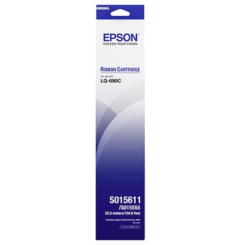 EPSON 原廠色帶 / 盒 S015611 LQ-690C