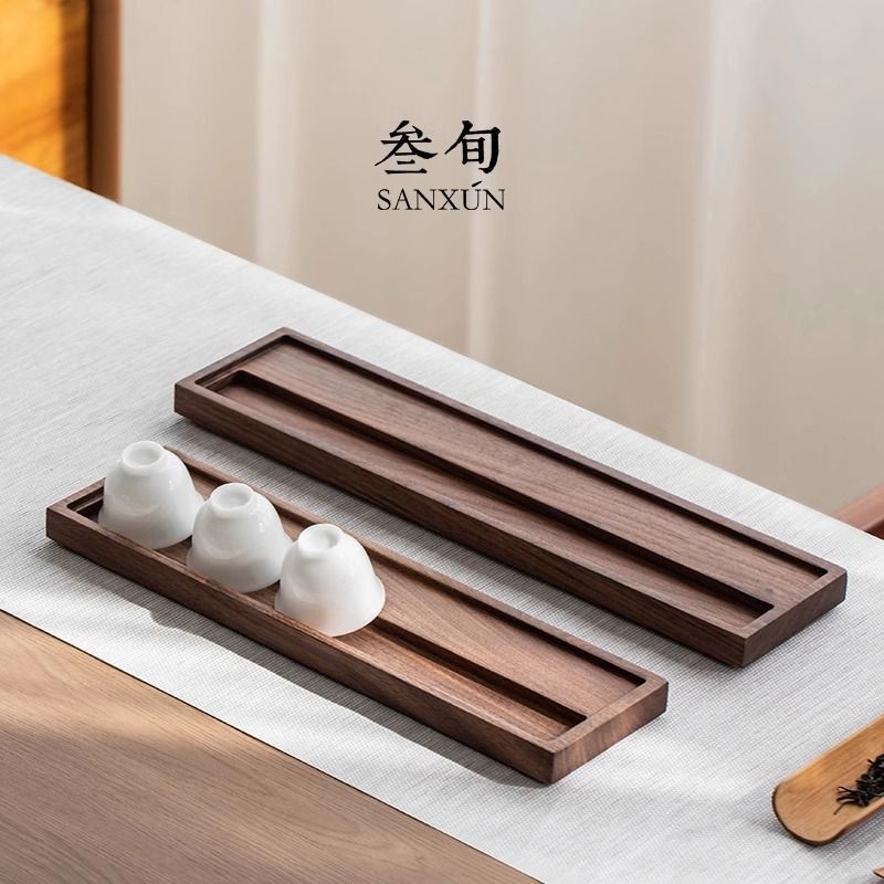 胡桃木茶杯架子高階家用茶具茶道配件晾杯置物收納架實木杯架J-23公司貨