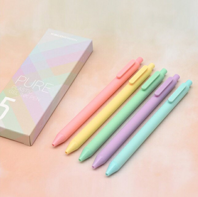 欣美勝 KACO GREEN PURE 書源 0.5中性筆 馬卡龍彩芯版 新品上市【APP滿額下單10%點數(單一帳號最高1000點)】9/30止