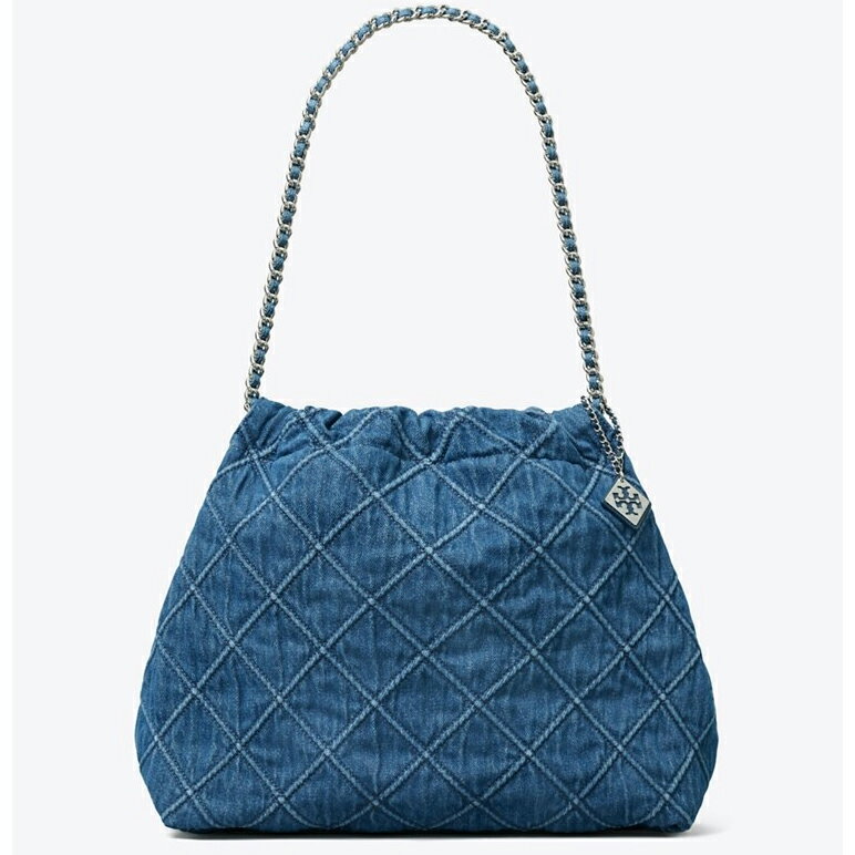 精選★TORY BURCH  純色羊皮格紋鏈條手提單肩包 159265(預購)~【夏日美包★菲尼斯 國際精品↘3折起】
