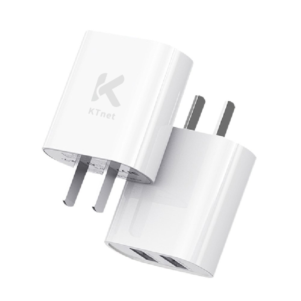 Kt.net UP202 USB 2埠 5V2.4A充電器【九乘九購物網】