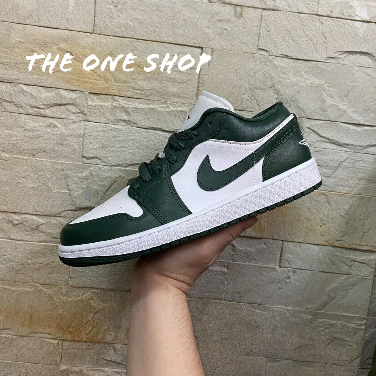 TheOneShop Air Jordan 1 深綠 綠色 白綠 1代 低筒 皮革 籃球鞋 DC0774-113