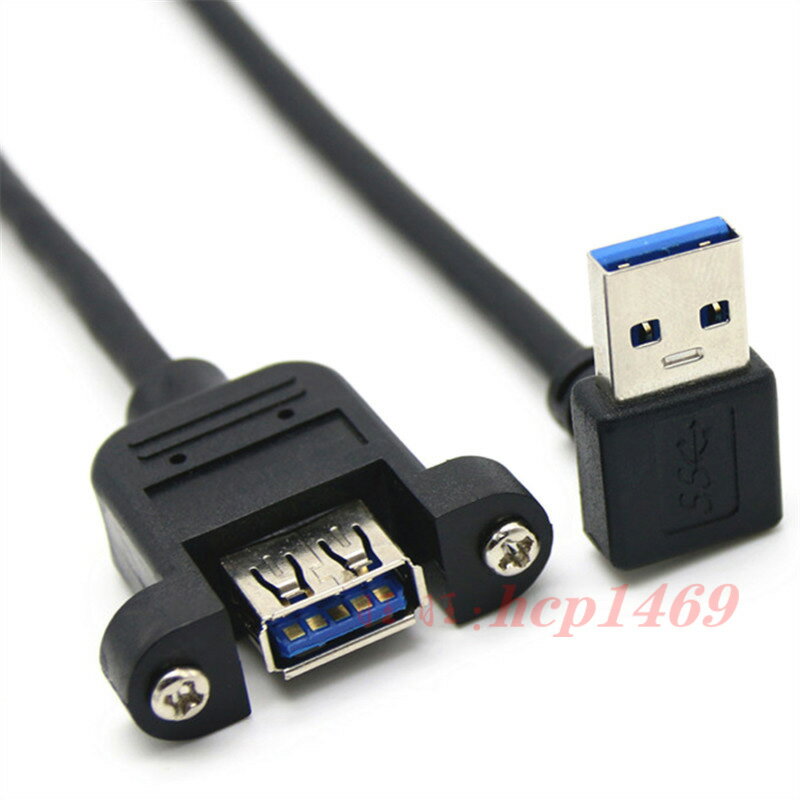 帶耳朵usb3.0延長線彎頭usb3.0 90度數據線 直角USB3.0線上下左右 2