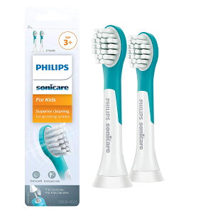 [3美國直購] Philips Sonicare for Kids HX6032/94 迷你型3+替換牙刷頭2入 適 充電式兒童音波牙刷