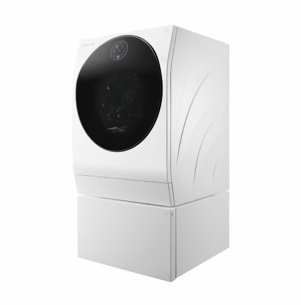 【LG/樂金】TWINWash™ 雙能洗 (蒸洗脫烘) 12公斤+2公斤洗衣容量 WD-S12SW+WT-D200SHW