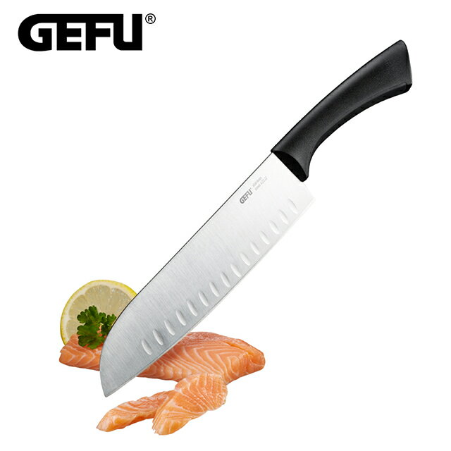 【GEFU】德國品牌不鏽鋼三德鋼刀-19.5cm-13890