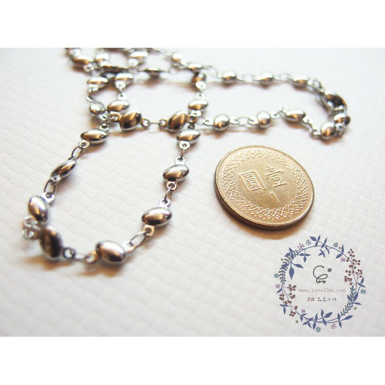 蛋形鍊/白鋼鍊子/316L醫療級白鋼/ [晶晶工坊-love2hm] 1