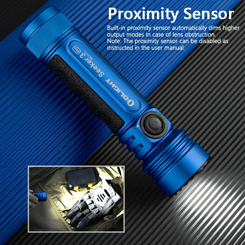【電筒王】Olight SEEKER 3 PRO 暗夜藍 限量色 4200流明 250米 強光LED手電筒 露營 登山 | 電筒王 | 樂天 ...