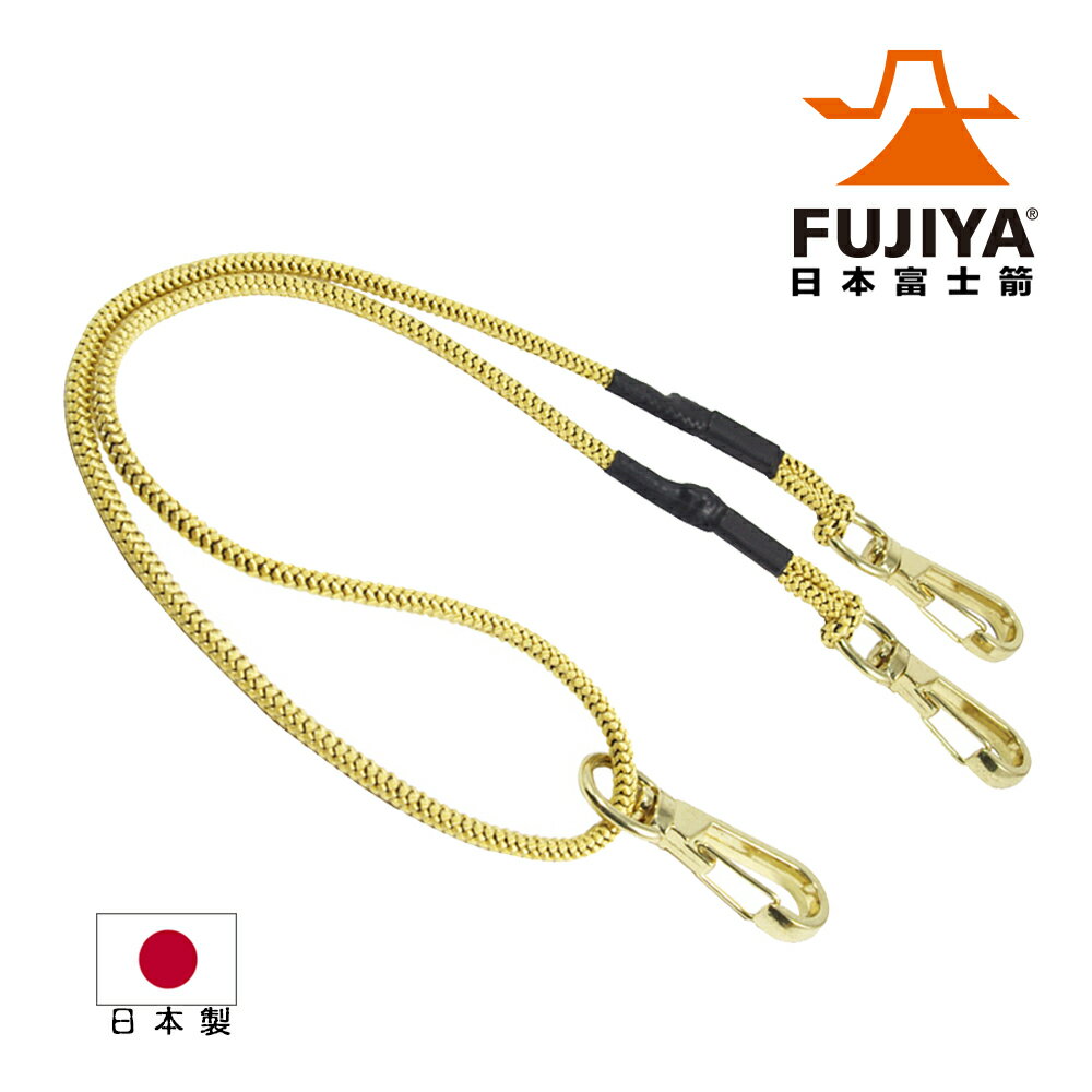 【FUJIYA日本富士箭】工具安全吊繩-三吊扣-3kg(金) FSC-3SW-GD