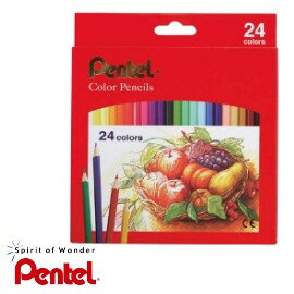 PENTEL飛龍 CB8-24T 色鉛筆【24色】