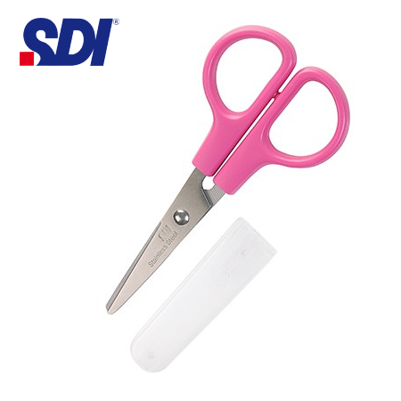 剪刀 手牌SDI 0857D 兒童剪刀 - 附保護蓋 ( 12cm ) 左手右手均適用