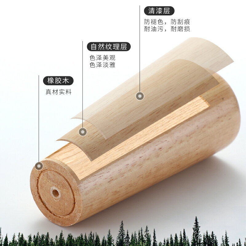 實木沙發腳茶幾腳木腳沙發腿床腿電視柜腳家具腳桌腿柜腳北歐風格 1