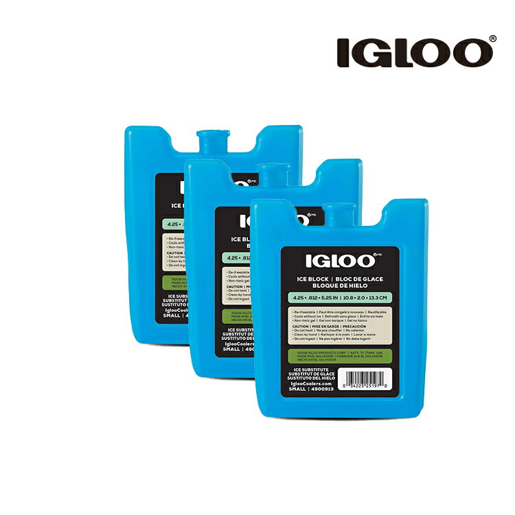 IgLoo 保冷劑 MAXCOLD 25197 S號 【三入一組】/ 城市綠洲 (保冷、保鮮、戶外露營、冰桶使用)