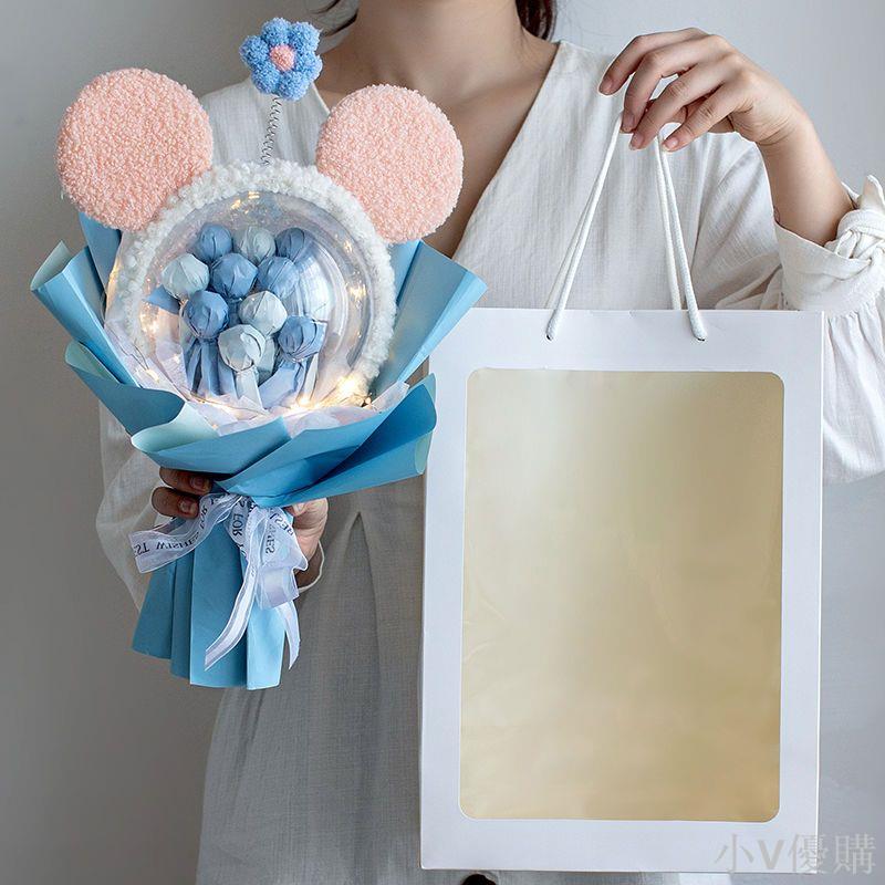棒棒糖滿天星糖果花束送女友孩子生日禮物零食兒童同學畢業季禮物