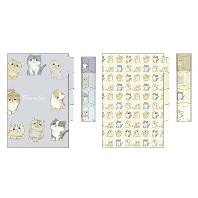 夢幻貓多層L夾【九乘九購物網】