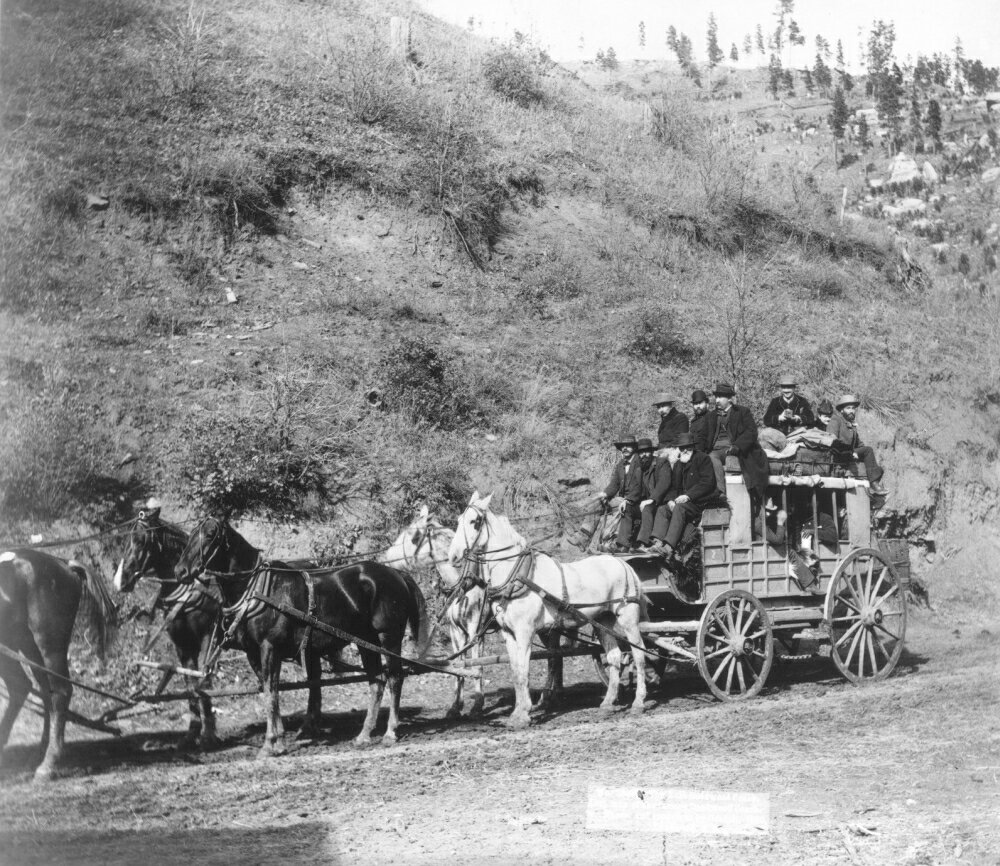 Posterazzi: The Deadwood Stagecoach Nsouth Dakota 1890 Poster Print by ...