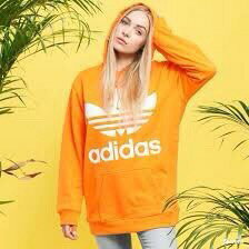 adidas oversize trefoil hoodie