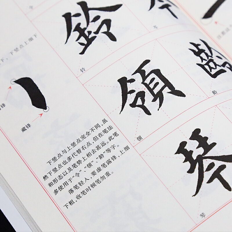 田英章楷書入門教程4本套裝楷書基本筆法章法解析偏旁部首間架結構字帖