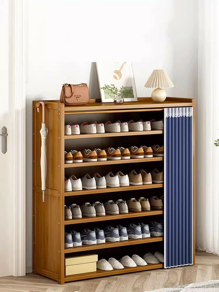 全楠竹鞋柜簡易家用鞋架子室內防塵收納實木鞋架/鞋架/鞋櫃/儲物架/收納架/置物架/放鞋櫃/換鞋櫃