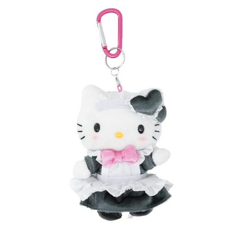 【震撼精品百貨】Hello Kitty 凱蒂貓~日本三麗鷗sanrio KITTY造型絨毛娃娃吊飾-女僕*15928