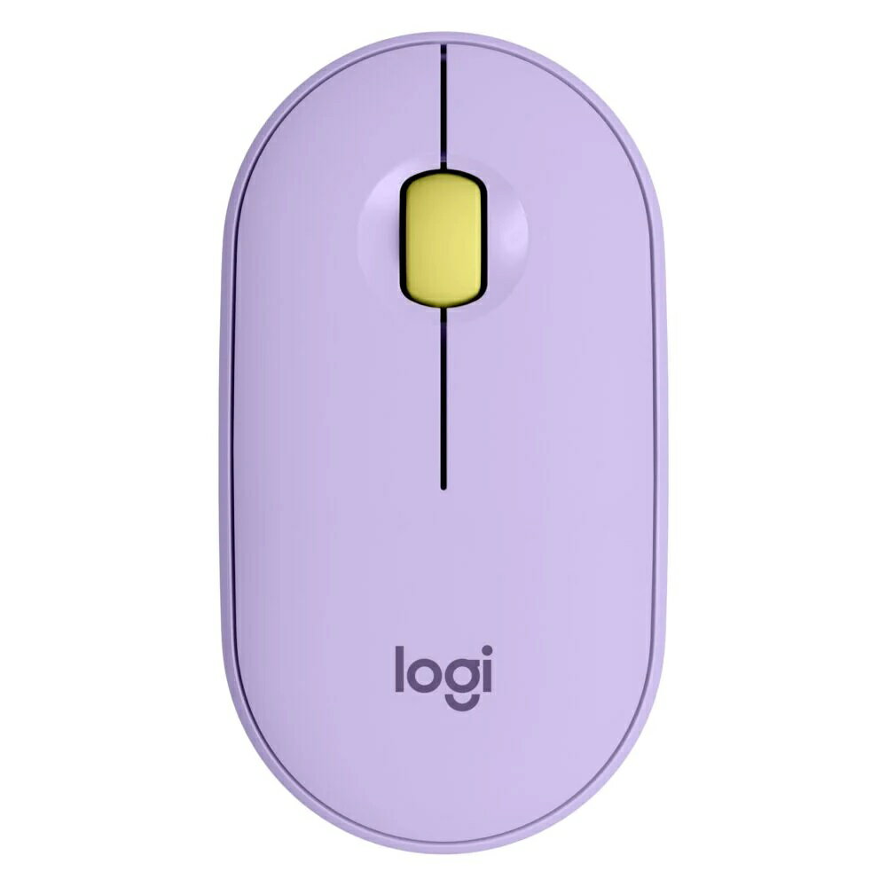 【Logitech 羅技】Pebble M350 鵝卵石無線滑鼠 星暮紫