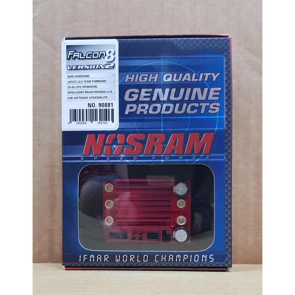 【分期0利率】【車車共和國 】Nosram Falcon 8 V2 1/8 高階房車 越野車 有感無刷電變(90881)