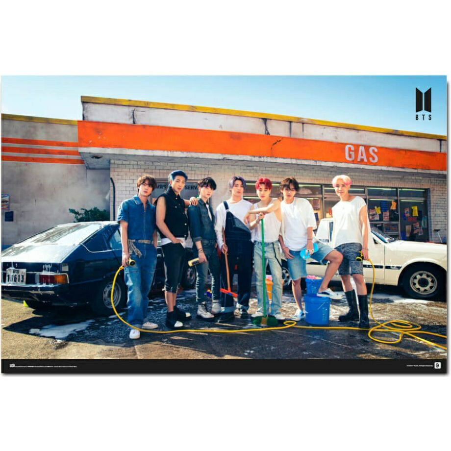 BTS 防彈少年團 （Gas Station） 進口海報 居家裝飾 牆壁裝飾