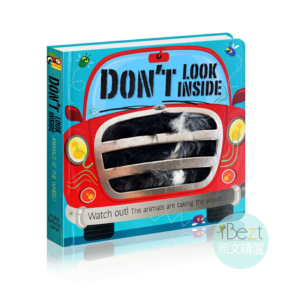 Don't Look Inside(The Animals Are Taking The Wheel) | 外文 | 繪本 | 絨毛膚質感 | 翻頁 |