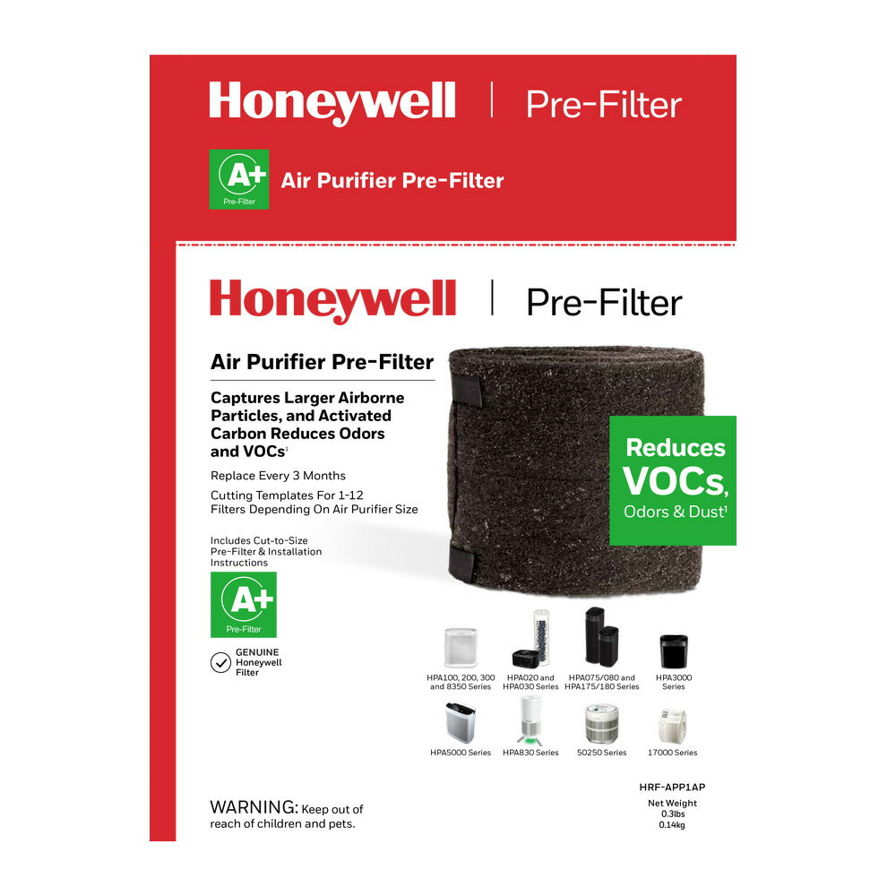 Honeywell 活性碳CZ除臭濾網 /盒 HRF-APP1