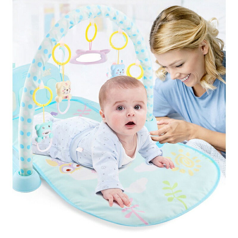 健身框男孩和女孩爬行遊戲毯拼圖多功能圍欄爬行墊啟蒙 1