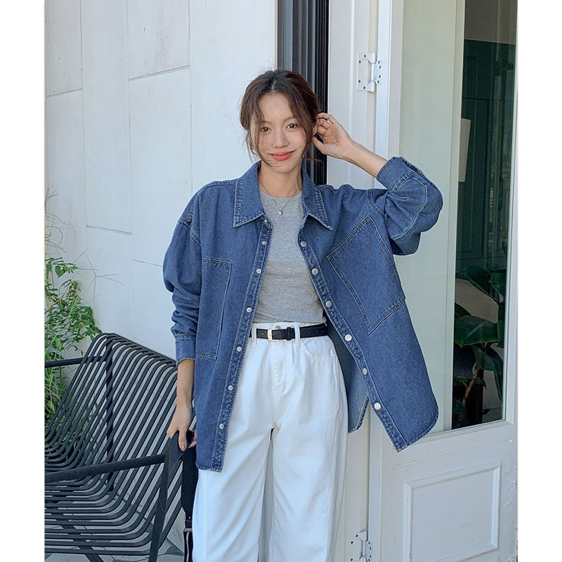 ANNAS 正韓牛仔外套 牛仔襯衫外搭 3