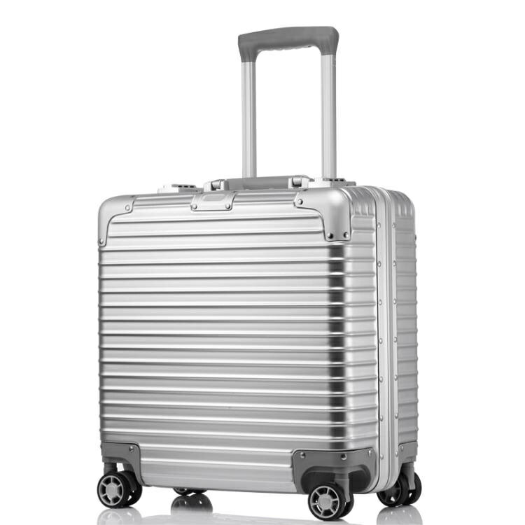 行李箱-行李箱小型女鋁框拉桿箱萬向輪ins網紅輕便旅行登機密碼箱男18寸 雙十一購物節