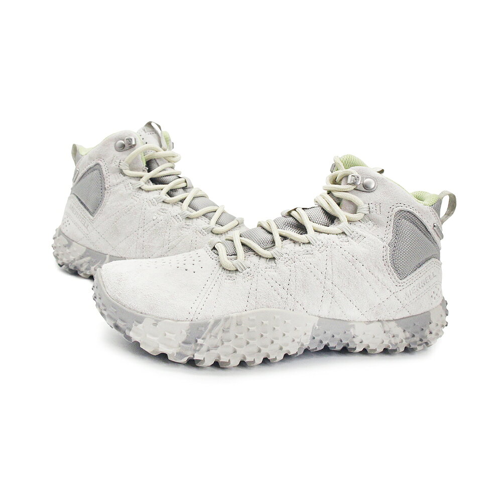 MERRELL(女)Wrapt Mid Wp 中筒麂皮休閒鞋 女鞋-淺灰粉色 1 MERRELL(女)Wrapt Mid Wp 中筒麂皮休閒鞋 女鞋-淺灰粉色 1