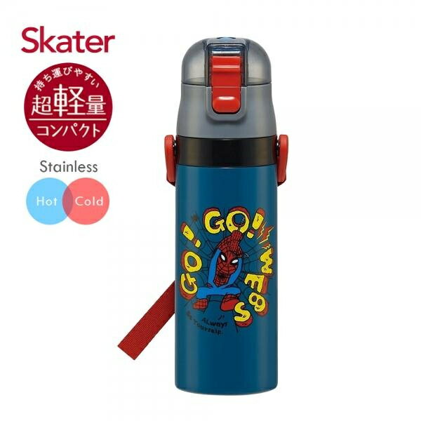 Skater不鏽鋼直飲保溫水壺(470ml) (4973307665974 蜘蛛人GOGO!) 990元