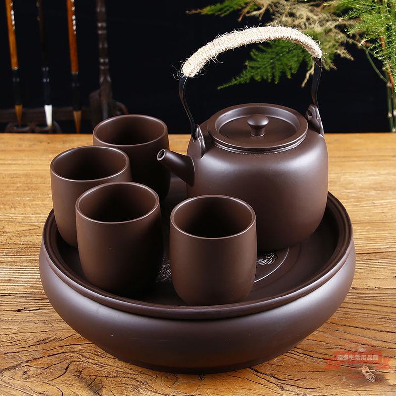 紫砂壺北方大容量過濾泡茶壺單壺手工陶瓷茶具茶壺茶碗杯套裝家用