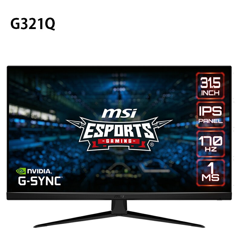 【最高現折268】MSI 微星 G321Q 32型 170Hz 2K 電競螢幕