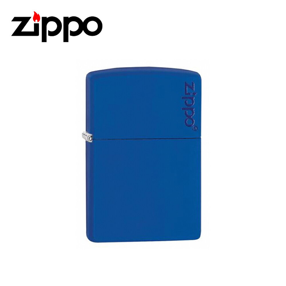 ZIPPO 寶藍烤漆Zippo Logo(大) 打火機 229ZL