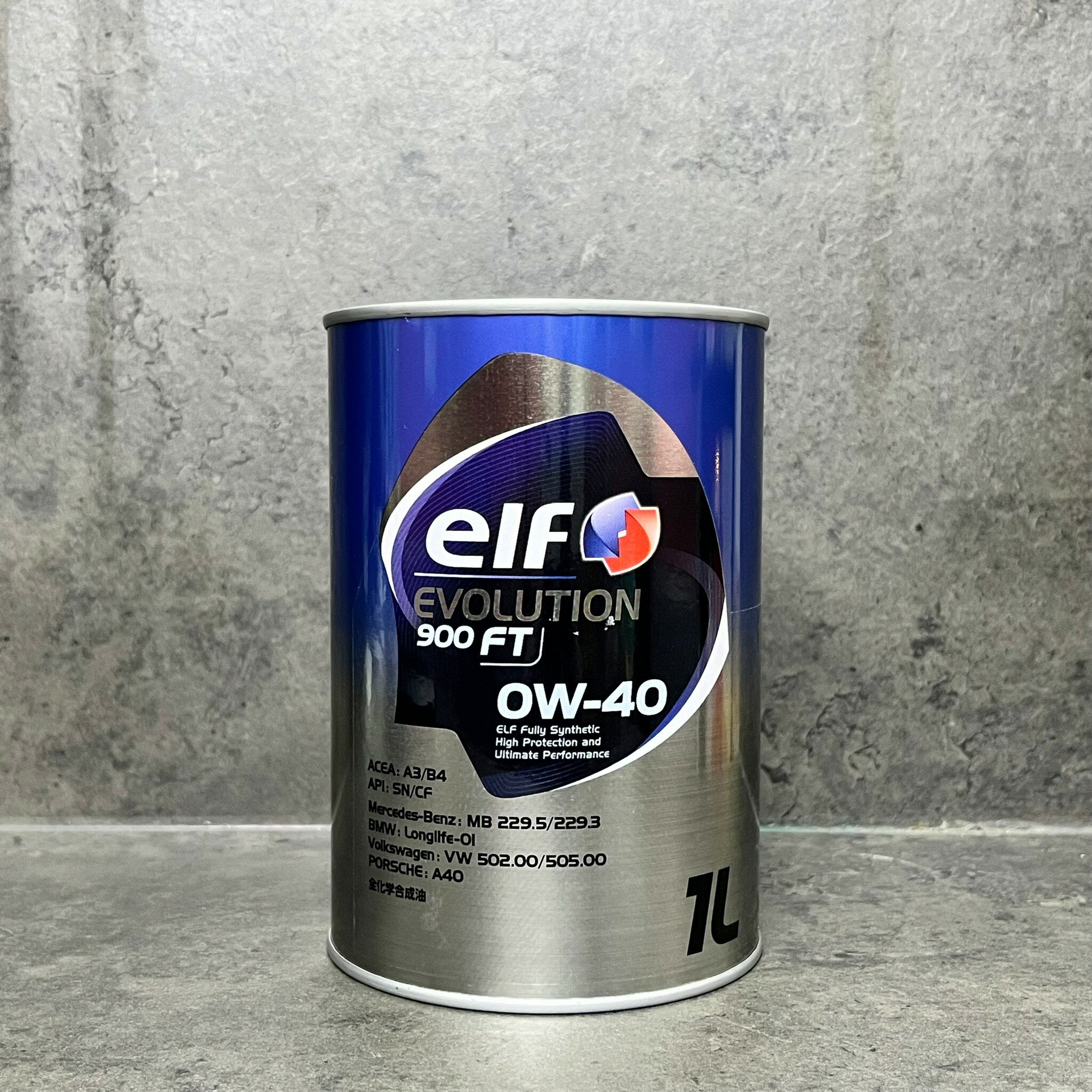 日本製 ELF FT 0W40 億而富 0W-40 EVO 900 1公升 LL-01 229.5 認證油品 關東車材
