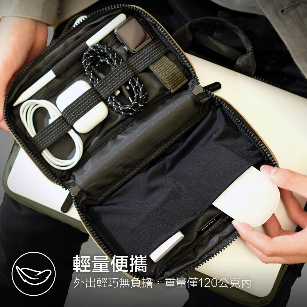 JTLEGEND NESS 收納包 多功能 防潑水 隨身 外出 3C配件 行動電源 充電線 耳機 觸控筆 旅行 8