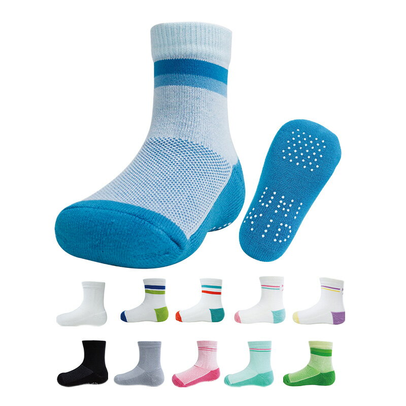 new sport 鈕斯勃 童襪 止滑襪 兒童短襪 12-16cm無毒 兒童運動襪 彈性襪口 UNI KID 台灣製