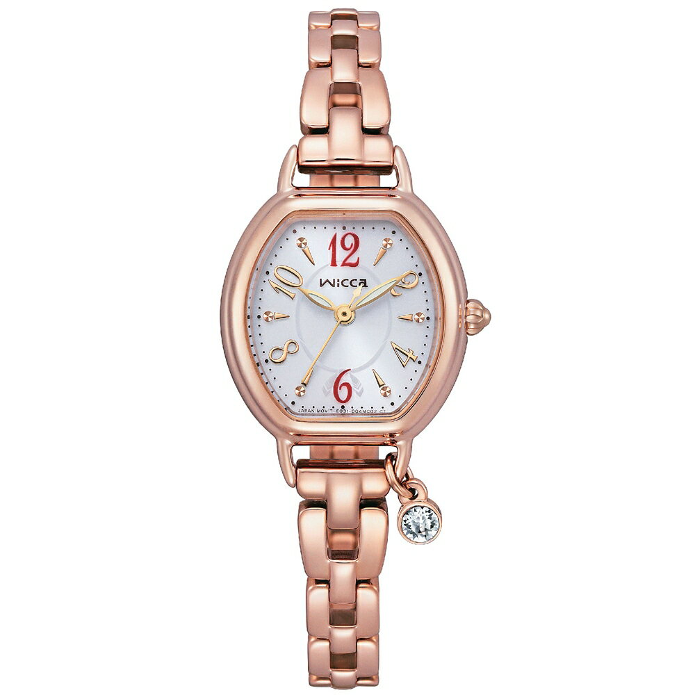 送禮首選★CITIZEN星辰 Wicca甜心寵兒太陽能酒桶型腕錶 KP2-566-11  附提袋【全館滿額折價★APP下單點數4倍送】線上購買享_實體門市同步服務
