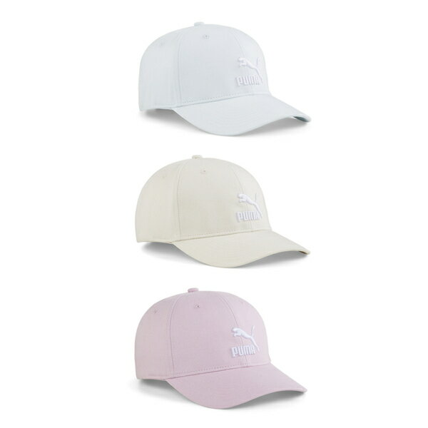 【滿額現折300】PUMA 帽子 流行系列 淺卡其 淺粉 淺藍 刺繡LOGO 老帽 0225542-