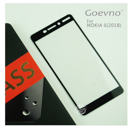 Goevno NOKIA 6(2018) 滿版玻璃貼 鋼化玻璃 滿膠