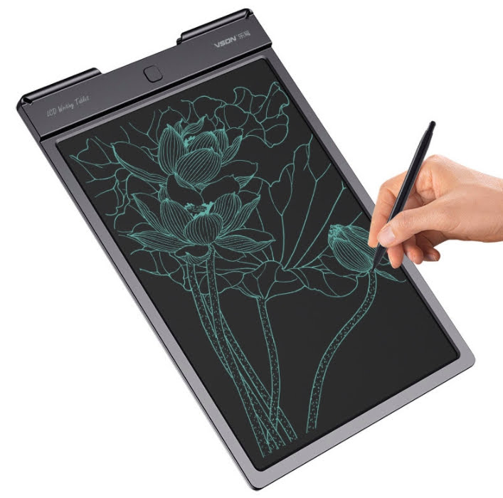 【iWork】VSON樂寫 液晶電子手寫板 13吋 電子兒童繪畫黑板 光能寫字繪圖版