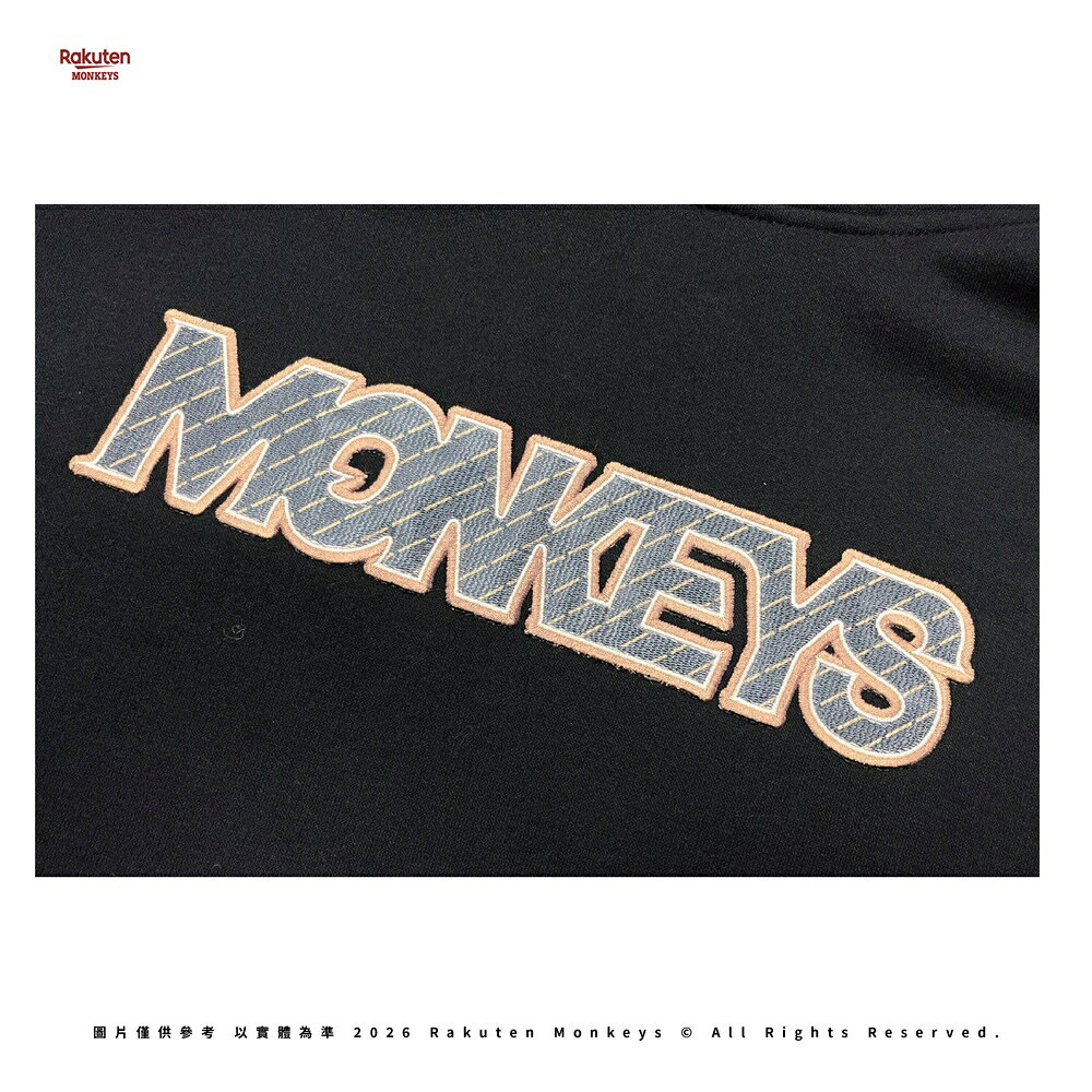 2026 MONKEYS字母帽T-黑 1