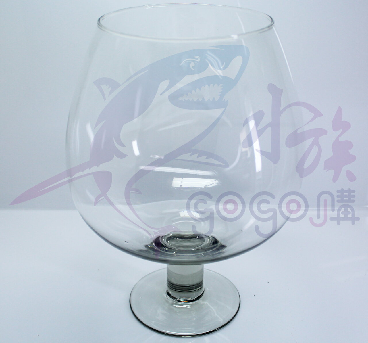 【水族嚇嚇叫】台灣製造 造型魚缸 觀賞魚缸 高透明玻璃 酒杯型 (大酒杯)